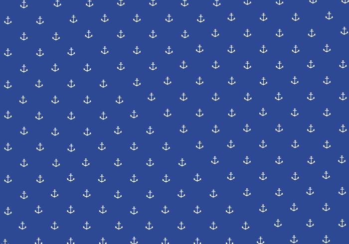 Seamless Anchor Pattern Background Vector