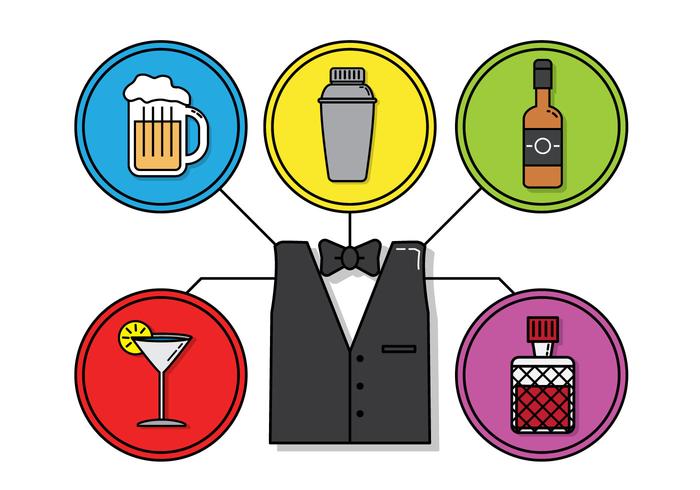Barman Vector