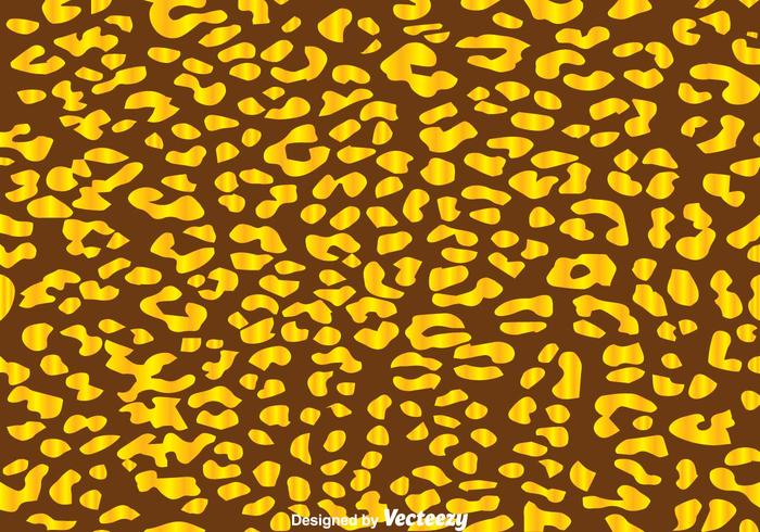 Gold Leopard Pattern vector