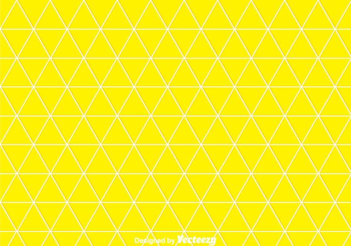 Fondo amarillo de los triángulos vector