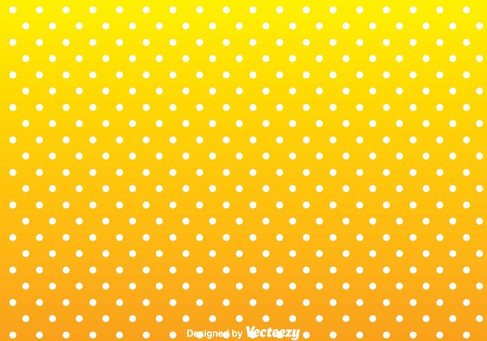 White Dot On Yellow Background vector