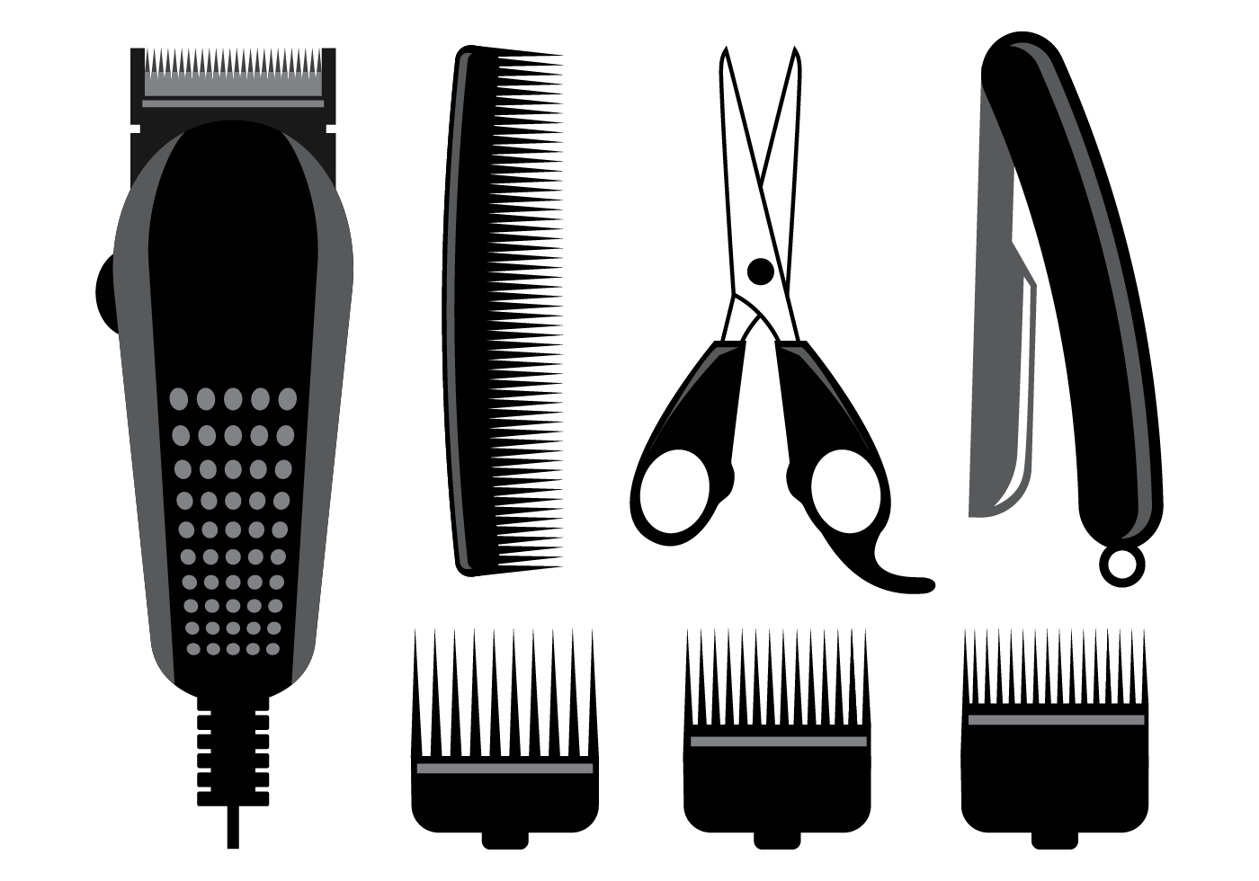 Free Hair Clippers Vector - Download Free Vectors, Clipart ...