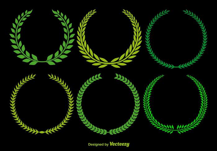 Olive Wreath Vectors 