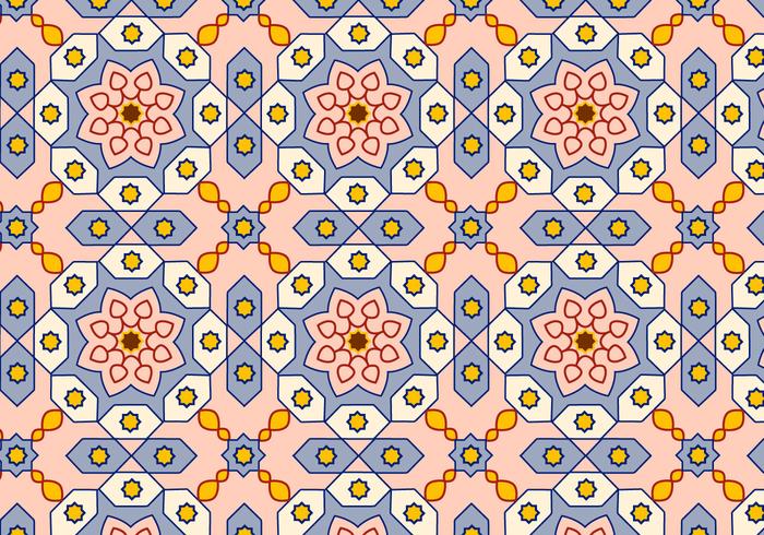 Arabic Pattern Background Vector