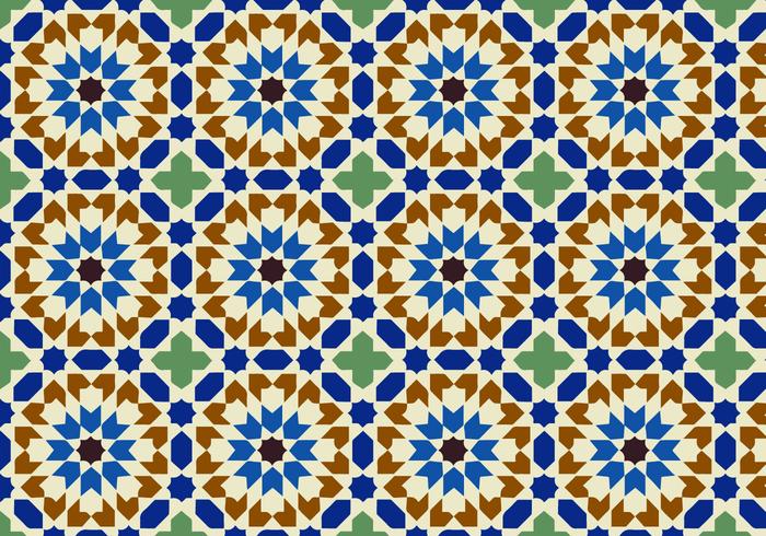 Moody Moroccan Pattern Background Vector