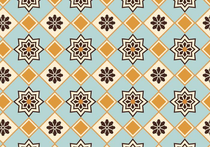 Moroccan Pattern Background Vector