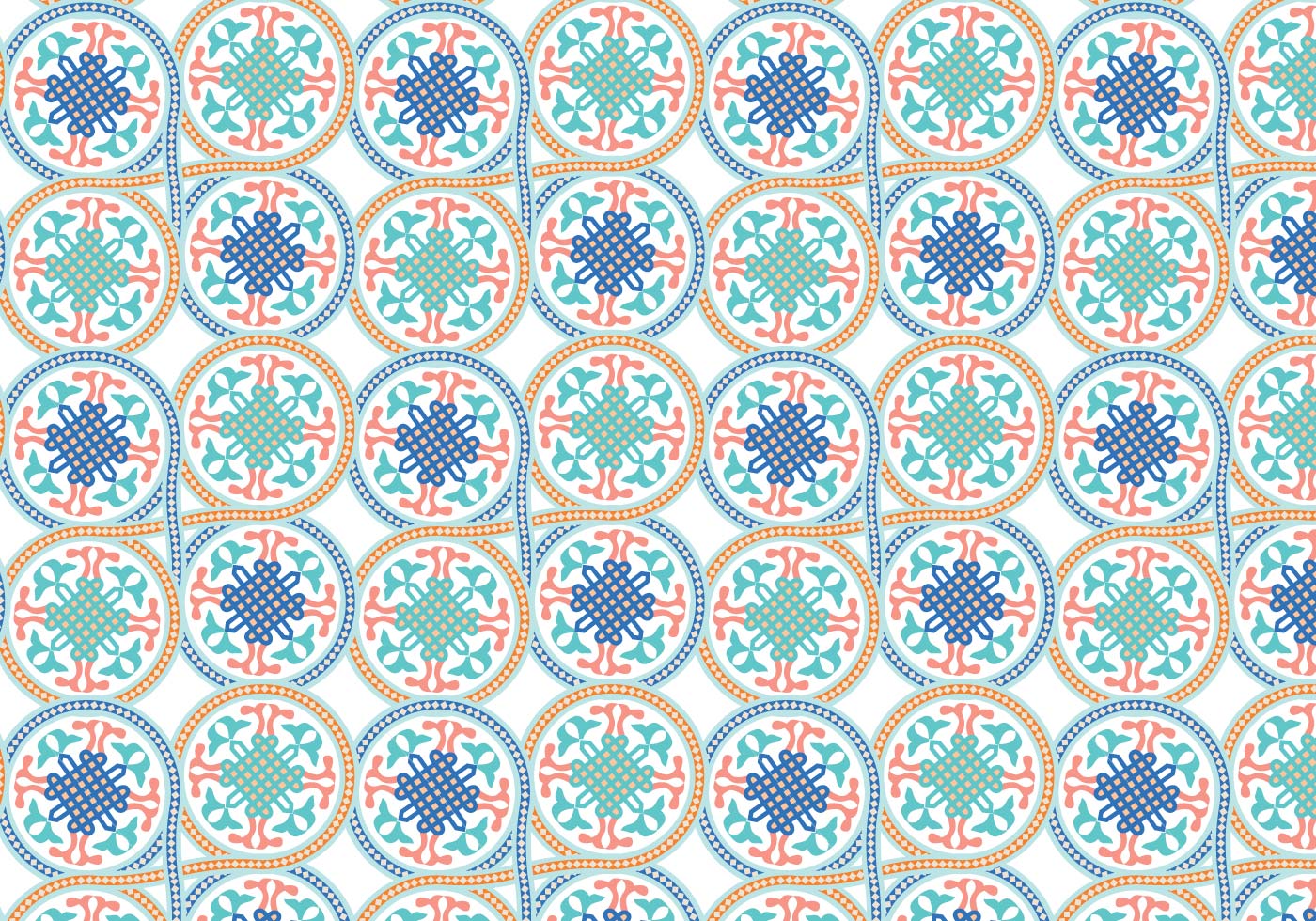 Circle Moroccan Pattern  Background Vector Download Free 