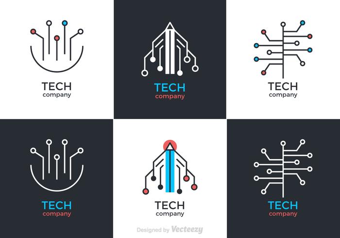 Símbolos de tecnología libre de la tecnología vector