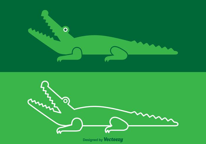 Free Vector Crocodile Logo