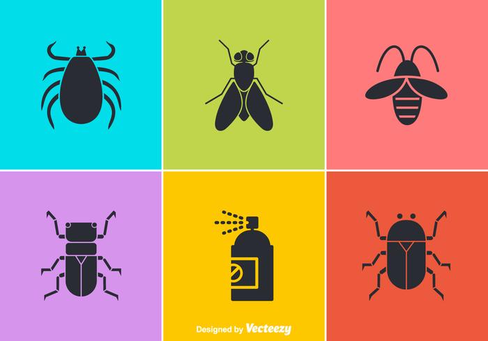 Free Vector Pest Control Icons