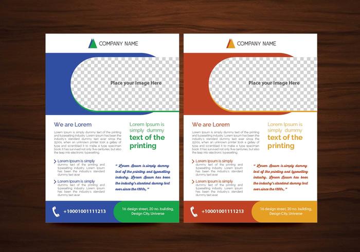 Vector Brochure Flyer Design Layout Template In Size Download Free Vectors Clipart Graphics Vector Art