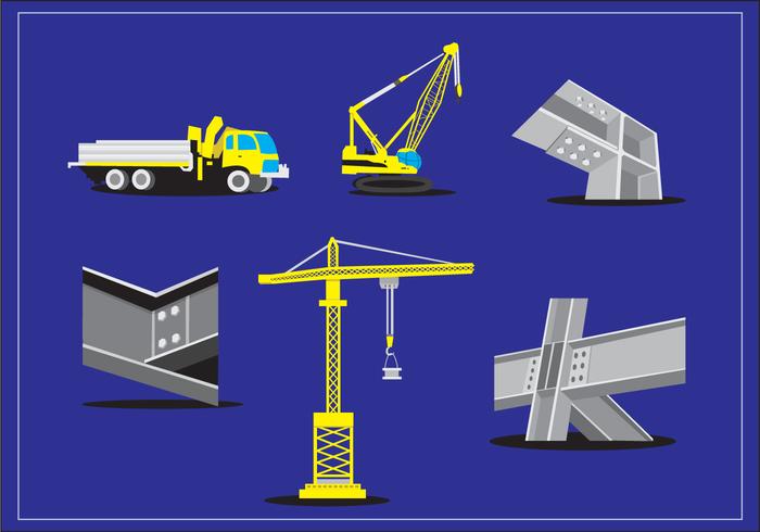 Steel Beam Construction Vector Steel Beam Construction Vector