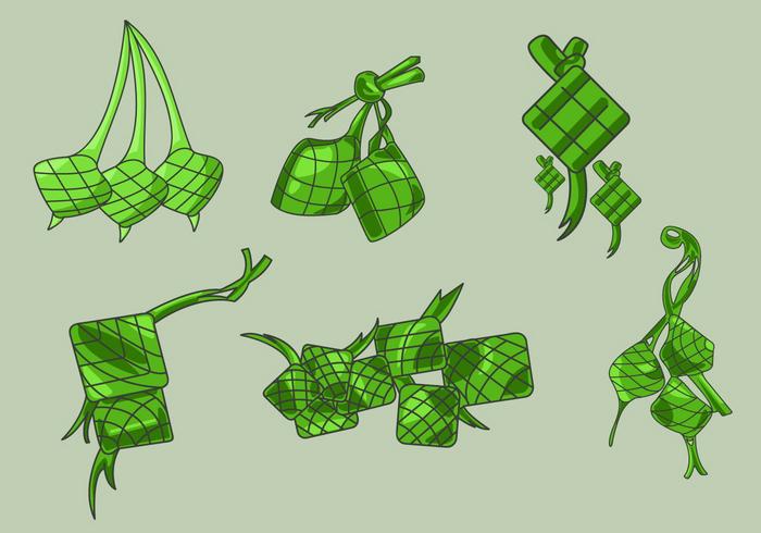 Hand Drawn Ketupat Vector