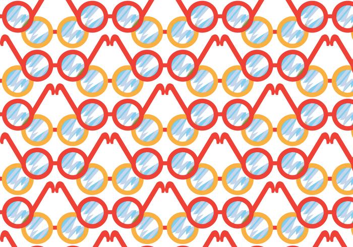 Free Cracked Glasses Vector Pattern