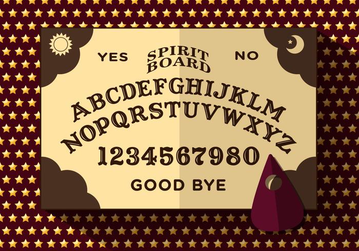 Ouija Board Vector Illustration