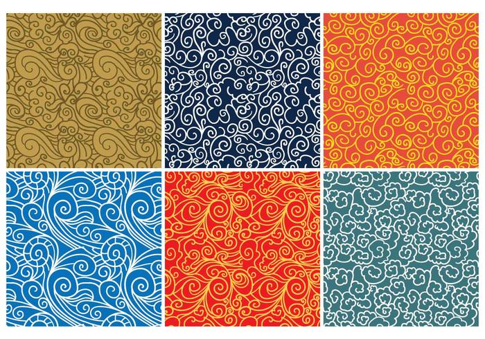 Chinese Clouds Vector