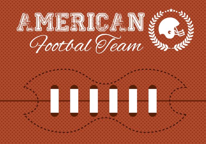 Vector libre del fútbol americano