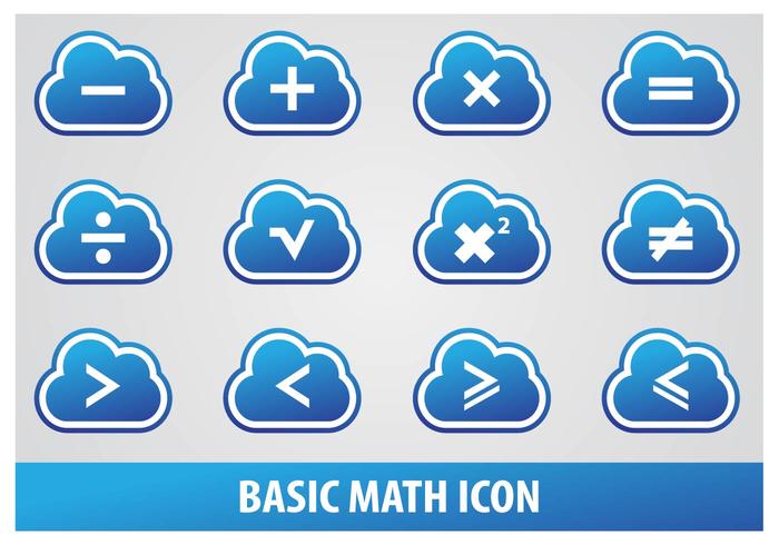 Basic Math Icon vector