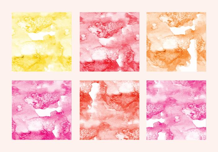 Vector Watercolor Squares 