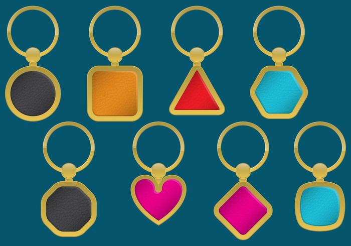 Golden Key Holders vector