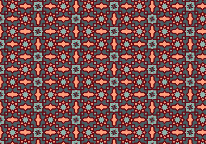 Outline Mosaic Pattern Vector