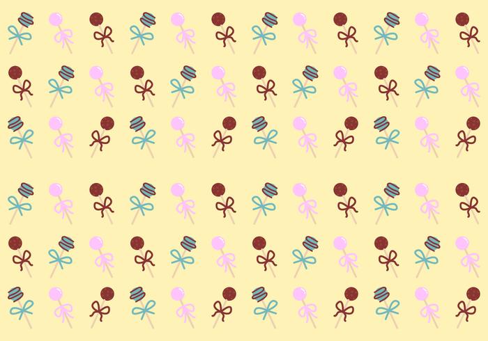 Free Cake Pops Patterns 4 vector