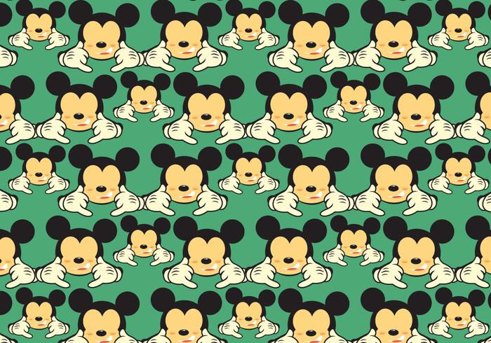 Vector Mickey Shaka Patrón Libre