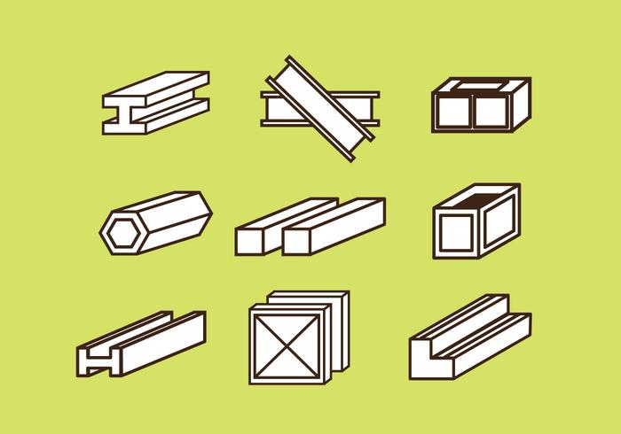 Free Steel Beam Vector Icon