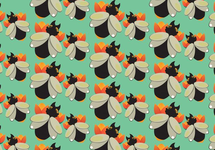 Free Black Termite Pattern Vector