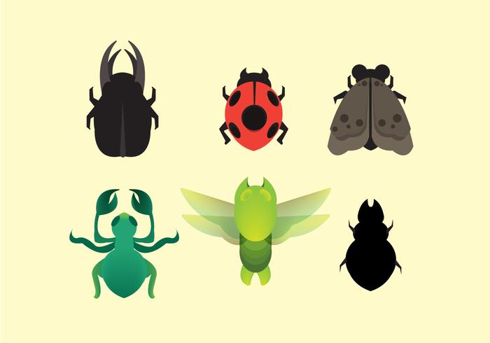 Libre de termitas y el icono de los insectos Vector