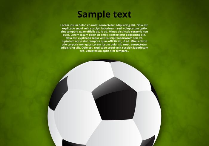 Fondo libre del vector del balón de fútbol