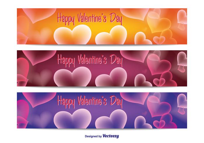 Valentine's Day Vector Banner Pack Valentine's Day Vector Banner Pack