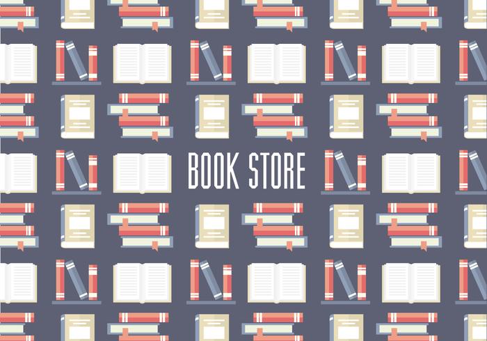 Book Store Pattern Vector