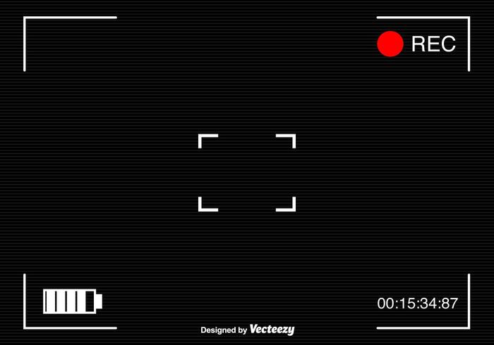 Visor Videocámara Marco Vector