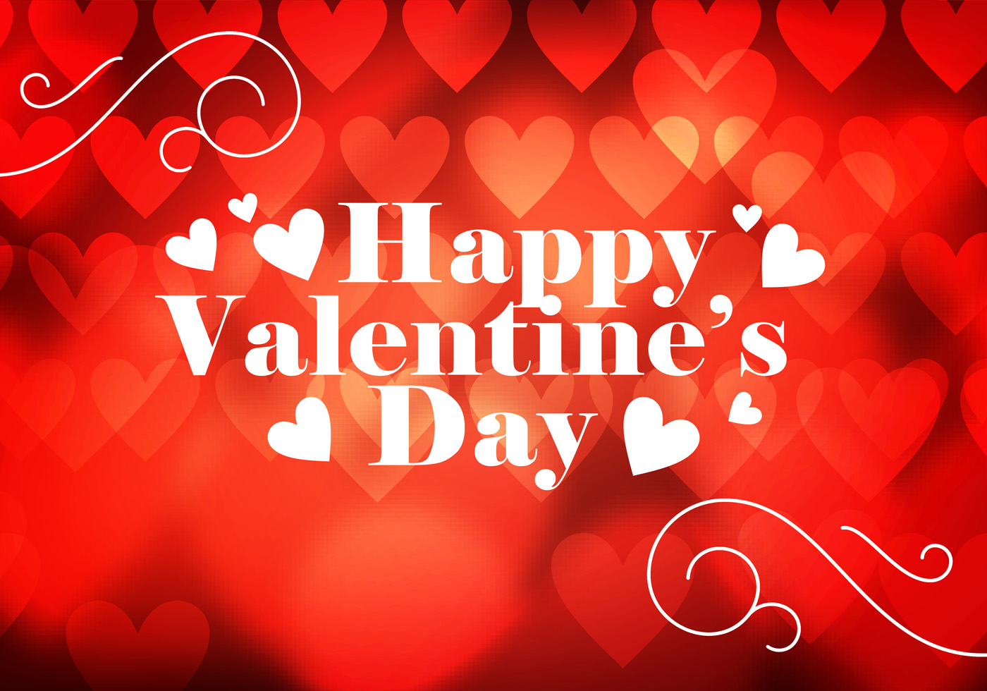 Valentines Day Heart Background Vector - Download Free Vectors, Clipart Graphics ...1400 x 980