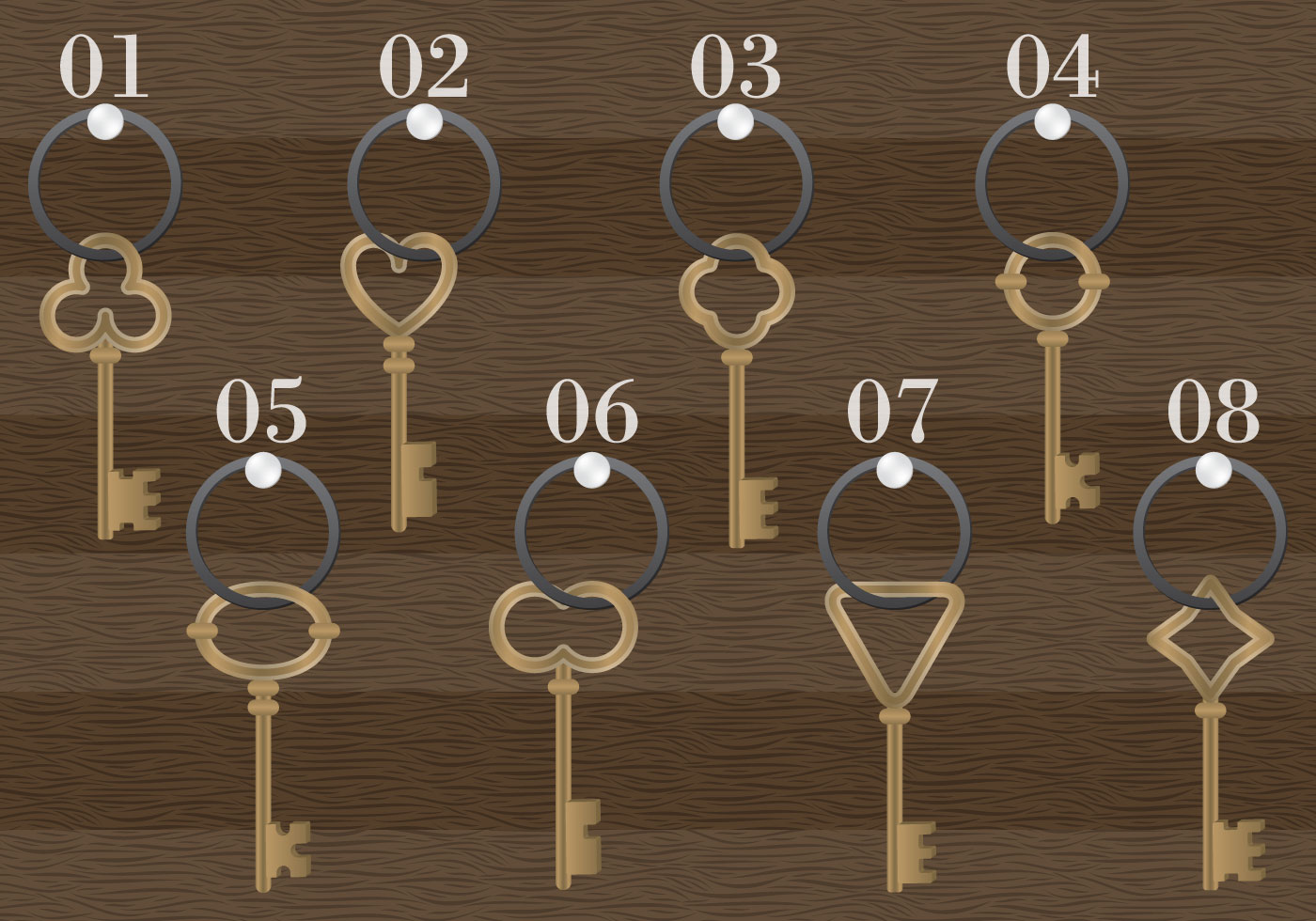 Wooden Antique Key Holder Vector Free Vectors Clipart Wooden Antique Key Holder Vector