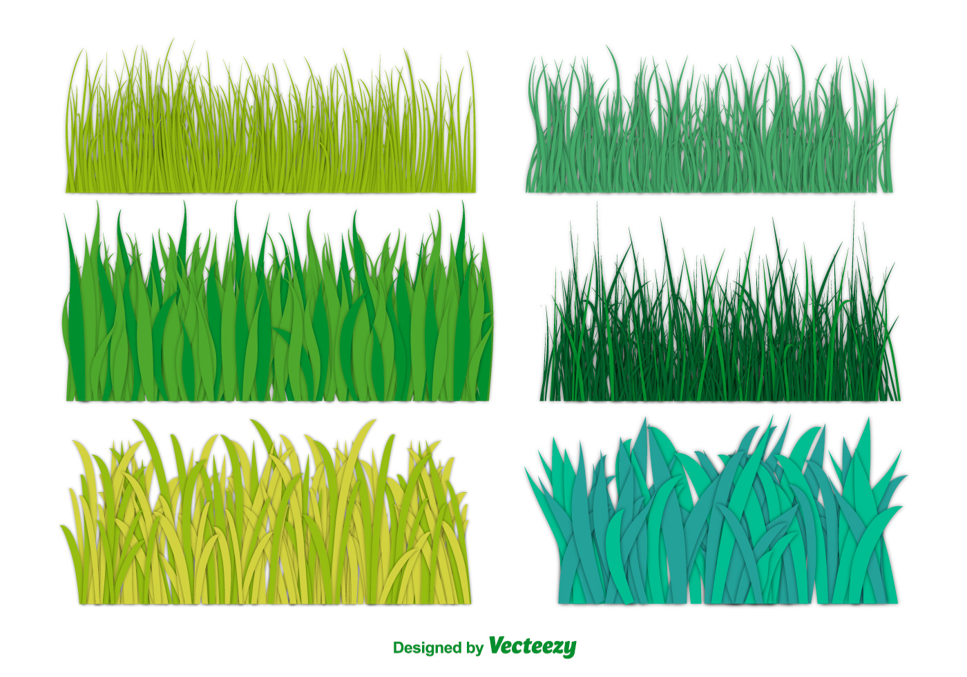 Download Big Green Grass Vector Collection - Download Free Vectors, Clipart Graphics & Vector Art