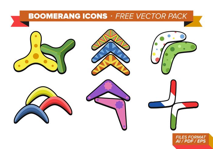 Boomerang Icons Free Vector Pack Boomerang Icons Free Vector Pack