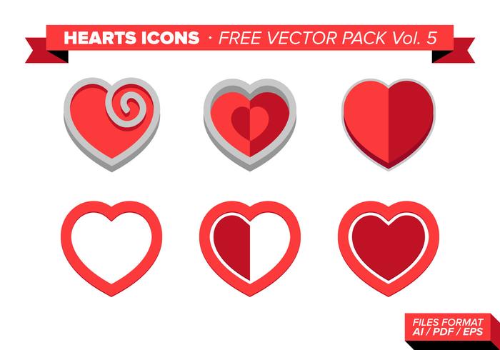 Heart Icons Free Vector Pack Vol. 5 Heart Icons Free Vector Pack Vol. 5