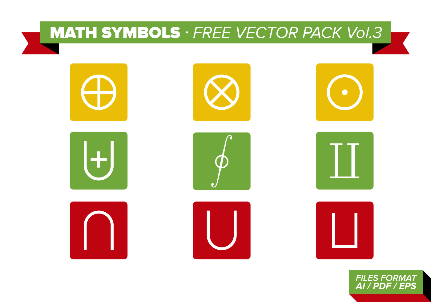 Math symbols. Math signs. Vectors in Math. Free symbol. Symbolic Math.