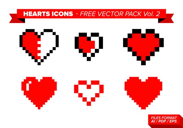 Heart Icons Free Vector Pack Vol. 2 Heart Icons Free Vector Pack Vol. 2