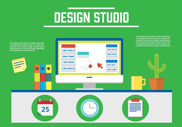 Vector de Estudio de Diseño Libre