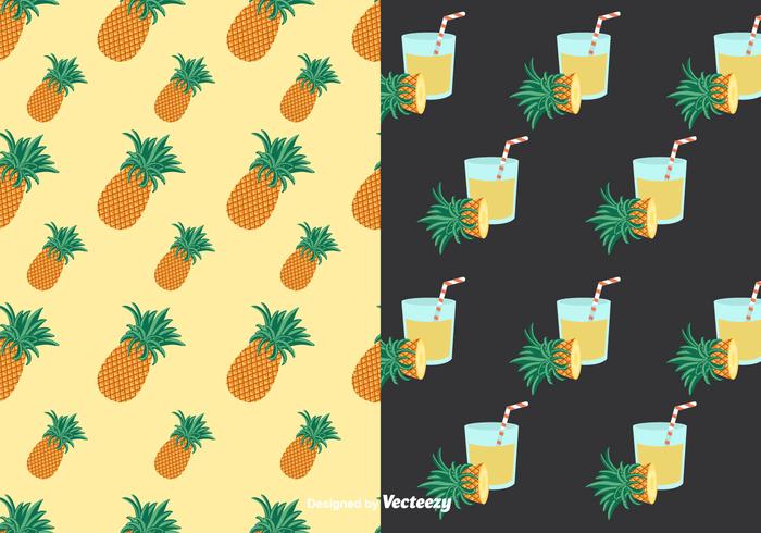 Ananas Patterns Vector Ananas Patterns Vector
