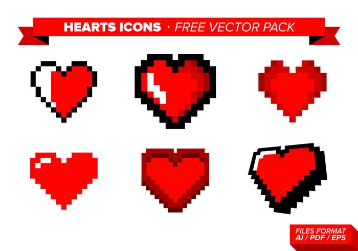 Heart Icons Free Vector Pack Heart Icons Free Vector Pack
