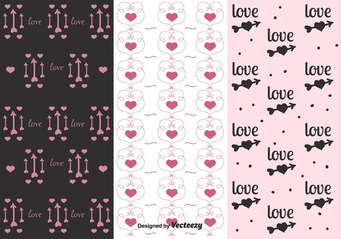Valentines Day Pattern Vectors Valentines Day Pattern Vectors