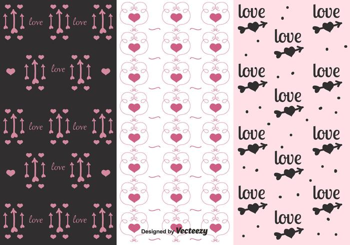 Valentines Day Pattern Vectors