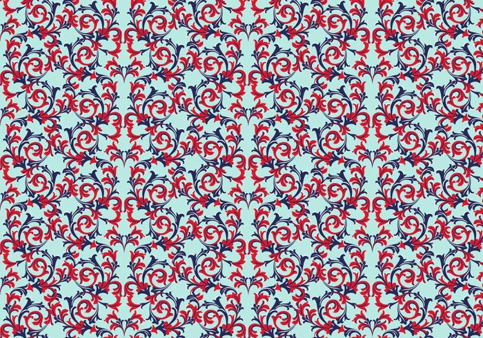 Lace Floral Pattern Vector