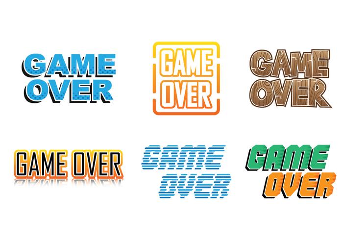 Game Over Collections vector