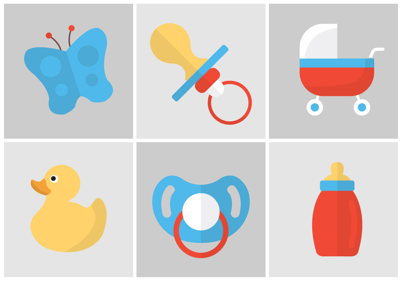 Baby Accessories Vector Art, Icons, and Graphics for Free Download
