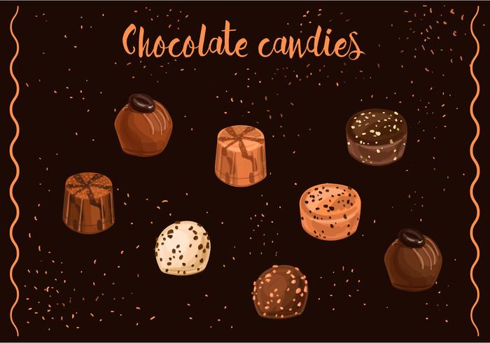 Chocolate Candies Vectors Chocolate Candies Vectors